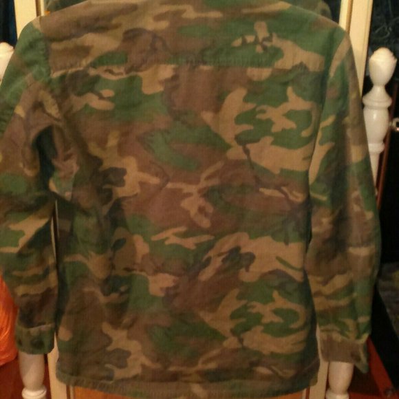 Vintage USMC Camo Jacket Sz Small Short - Picture 2 of 2